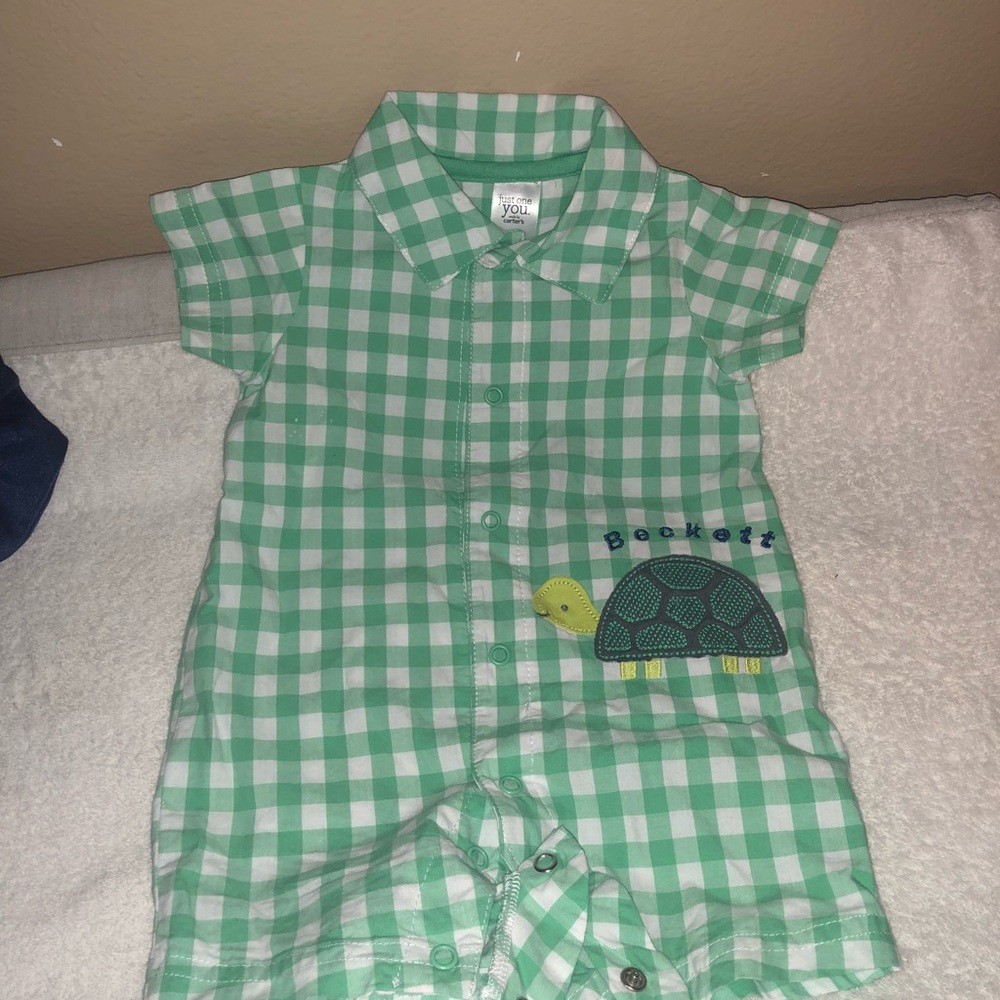 Plaid romper